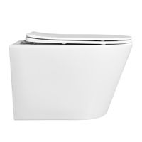 Унитаз подвесной безободковый AQUATEK ВЕГА 525*360*320 мм, белый матовый, горизонтальный в арт-AQ1905-MW — фото 6, Подвесные унитазы