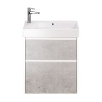 Товар: Тумба SLIM, 65 см, подвесная/напольная, 2 ящика, белый глянец / бетон арт-99.0503 - фото 5 Тумба SLIM, 65 см, подвесная/напольная, 2 ящика, белый глянец / бетон арт-99.0503 — фото 5, Тумбы под раковину