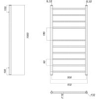 Товар: Водяной полотенцесушитель Domoterm Медея П10 500x1000 Золото арт-МедеяП10500x1000золото - фото 2 Водяной полотенцесушитель Domoterm Медея П10 500x1000 Золото арт-МедеяП10500x1000золото — фото 2, Водяные полотенцесушители