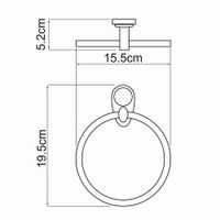 Main K- Держатель полотенец арт-9260 — фото 4, Полотенцедержатели