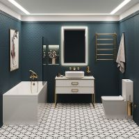 Акриловая ванна Corpa Nera Milano 170x70 без гидромассажа арт-CN05009WH — фото 4, Акриловые ванны