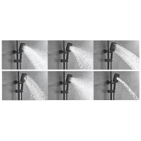 Душевая система Rose R27H Черная матовая арт-R2736H — фото 3, Душевые стойки