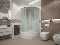 Душевая кабина Erlit Comfort 100х100 без гидромассажа арт-ER3510TP-C3-RUS — фото 6, Душевые кабины