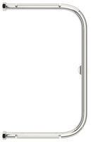 Водяной полотенцесушитель Сунержа П-образный 600х400 с двумя полками Хром арт-00-0004-6040 — фото 1, Водяные полотенцесушители