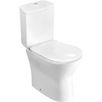 Унитаз компакт Roca Leon без бачка и сиденья арт-342649000 — фото 1, Напольные унитазы