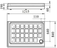 Акриловый поддон для душа Radomir Верчелли 121x84x19 R Белый арт-1-11-0-2-0-012 — фото 2, Акриловые душевые поддоны
