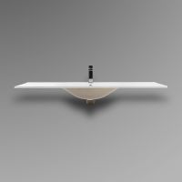 Раковина Bond 120 Белая глянцевая арт-S05-1200 — фото 7, Раковины встраиваемые сверху