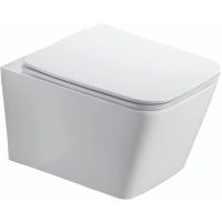 Унитаз Azario Nova подвесной Белый с сиденьем Микролифт арт-AZ-2216 SP — фото 1, Подвесные унитазы