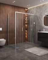 Душевой уголок CEZARES арт-MOLVENO-AH-2/1-170/80-C-Cr-IV — фото 2, Прямоугольные душевые уголки