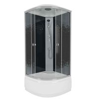 Товар: Душевая кабина Niagara Eco NG-7507-14BLACK (80х80х215) высокий поддон(40см),стекло мозаика,4 места арт-7507.0 - фото 2 Душевая кабина Niagara Eco NG-7507-14BLACK (80х80х215) высокий поддон(40см),стекло мозаика,4 места арт-7507.0 — фото 2, Душевые кабины