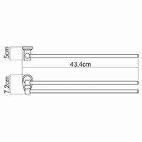 Товар: Аксесс Main K- Держатель полотенец рога (блистер),хром, WasserKRAFT арт-9231 - фото 5 Аксесс Main K- Держатель полотенец рога (блистер),хром, WasserKRAFT арт-9231 — фото 5, Полотенцедержатели