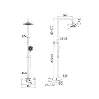 Товар: Душевая система Iddis SpaHome Хром арт-SPASBBTi06 - фото 6 Душевая система Iddis SpaHome Хром арт-SPASBBTi06 — фото 6, Душевые стойки