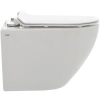 Унитаз AQUAme подвесной Белый глянец с сиденьем Микролифт арт-AQM2002 — фото 4, Подвесные унитазы