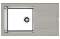 Florentina Мойка "Комби" 860, грей FS арт-21.400.D0860.305 — фото 1, Кухонные мойки