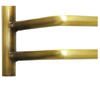 Водяной полотенцесушитель Domoterm Лаура П10 500*800 АБР Античная бронза арт-ЛаураП10500x800АБР — фото 2, Водяные полотенцесушители