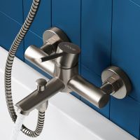 Смеситель для ванны Dorff Logic Нержавеющая сталь арт-D3010000SS — фото 4, Смеситель для ванны