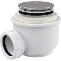 Сифон для душевого поддона Alcaplast Хром арт-A47CR-50 — фото 1, Сифоны для поддонов