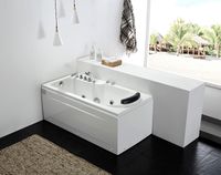 Акриловая ванна Gemy 172х77 G9006-1.7 B L с гидромассажем арт-G9006-1.7BL — фото 2, Акриловые ванны