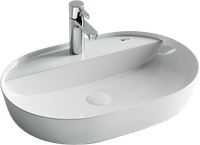 Раковина Ceramicanova Modo 61 Белая арт-CN2004 — фото 7, Раковины накладные