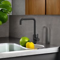 Смеситель для кухни Raiber Graceful Черный матовый арт-RPB-013 — фото 4, Смесители для кухни