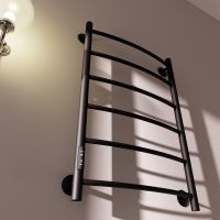 Товар: Электрический полотенцесушитель Маргроид Вид 4 800x500 левый Черный матовый арт-04-8050-1049-9005L - фото 5 Электрический полотенцесушитель Маргроид Вид 4 800x500 левый Черный матовый арт-04-8050-1049-9005L — фото 5, Электрические полотенцесушители