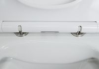 Унитаз Azario Boca подвесной Белый с сиденьем Микролифт арт-AZ-1048 A — фото 4, Подвесные унитазы