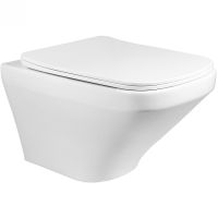 Унитаз Bond Cube подвесной Белый с сиденьем Микролифт арт-F11-10 — фото 1, Подвесные унитазы