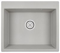 Granula-, кухонная мойка, кварц арт-6001, БАЗАЛЬТ — фото 1, Кухонные мойки