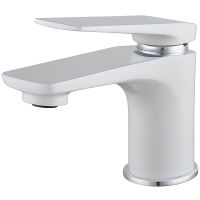 Смеситель для раковины Lemark Allegro с гигиеническим душем Хром Белый арт-LM5916CW — фото 5, Смесители для раковины