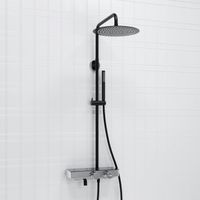 Душевой комплект с термостатическим смесителем арт-A114.160.217.CB Thermo — фото 1, Душевые стойки