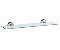 Аксесс Rhein K- Полка стеклянная (блистер), хром, WasserKRAFT арт-6224O — фото 3, Полки для ванной и душа