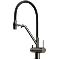 Товар: Смеситель для кухни Sancos Dora Вороненая сталь Черный арт-SC4003GG - фото 1 Смеситель для кухни Sancos Dora Вороненая сталь Черный арт-SC4003GG — фото 1, Смесители для кухни