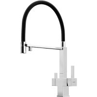 Смеситель для кухни Sancos Moro Хром Черный арт-SC4006CH — фото 1, Смесители для кухни