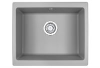 Granula-, кухонная мойка, кварц арт-5551, АЛЮМИНИУМ — фото 1, Кухонные мойки