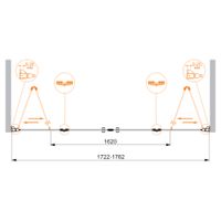 Товар: Душевая дверь CEZARES арт-ELENA-W-BS-22-180-C-Cr - фото 3 Душевая дверь CEZARES арт-ELENA-W-BS-22-180-C-Cr — фото 3, Распашные душевые двери