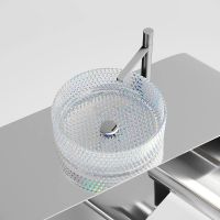 Раковина-чаша Ceramicanova Cristal 36 Неон арт-CN6059 — фото 15, Раковины накладные