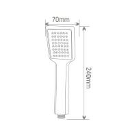 Товар: Ручной душ Melodia della vita Standard Хром арт-MKP20593 - фото 4 Ручной душ Melodia della vita Standard Хром арт-MKP20593 — фото 4, Лейки для душа