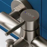 Смеситель для ванны Dorff Logic Нержавеющая сталь арт-D3010000SS — фото 6, Смеситель для ванны