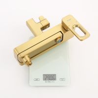 Душевая система Raglo Золото матовое арт-R51.24.03 — фото 5, Душевые стойки