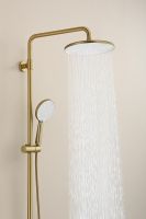 Душевая система Raglo Золото матовое арт-R20.24.03 — фото 9, Душевые стойки