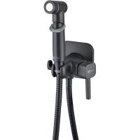 Гигиенический душ со смесителем Lemark Solo Черный арт-LM7165BL — фото 1, Гигиенические души