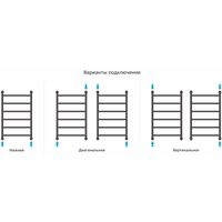 Водяной полотенцесушитель Сунержа Галант+ 800х500 Хром арт-00-0200-8050 — фото 3, Водяные полотенцесушители