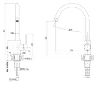 Смеситель для кухни ESKO Хром арт-K4 — фото 3, Смесители для кухни