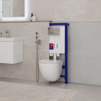 Товар: Комплект унитаза с инсталляцией Lemark Glazer с сиденьем Микролифт и Белой глянцевой клави арт-100804426 - фото 13 Комплект унитаза с инсталляцией Lemark Glazer с сиденьем Микролифт и Белой глянцевой клави арт-100804426 — фото 13, Комплекты унитаз + инсталляция