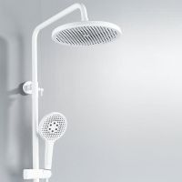 Душевая система Rose R39C Белая матовая арт-R3936C — фото 13, Душевые стойки