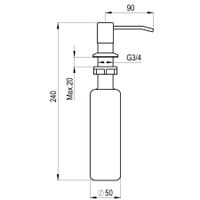 Товар: Дозатор Point серый арт-PN3201AL - фото 2 Дозатор Point серый арт-PN3201AL — фото 2, Дозаторы