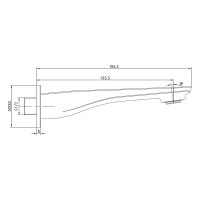 Излив для смесителя Lemark Хром Белый арт-LM5981CW — фото 2, Изливы