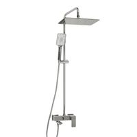 Душевой комплект со смесителем арт-A177.069.126.010.CH — фото 2, Душевые стойки