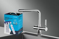 Комплект кухонный смеситель Granula 2088 Хром + Фильтр Granula арт-2088 Хром+АКС-002 — фото 1, Смесители для кухни