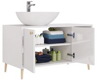 Товар: Тумба LUNO, 100см, напольная, 2дв., 2 откр. полки,белый глянец, под ум. Триумф арт-99.2003 - фото 8 Тумба LUNO, 100см, напольная, 2дв., 2 откр. полки,белый глянец, под ум. Триумф арт-99.2003 — фото 8, Тумбы под раковину